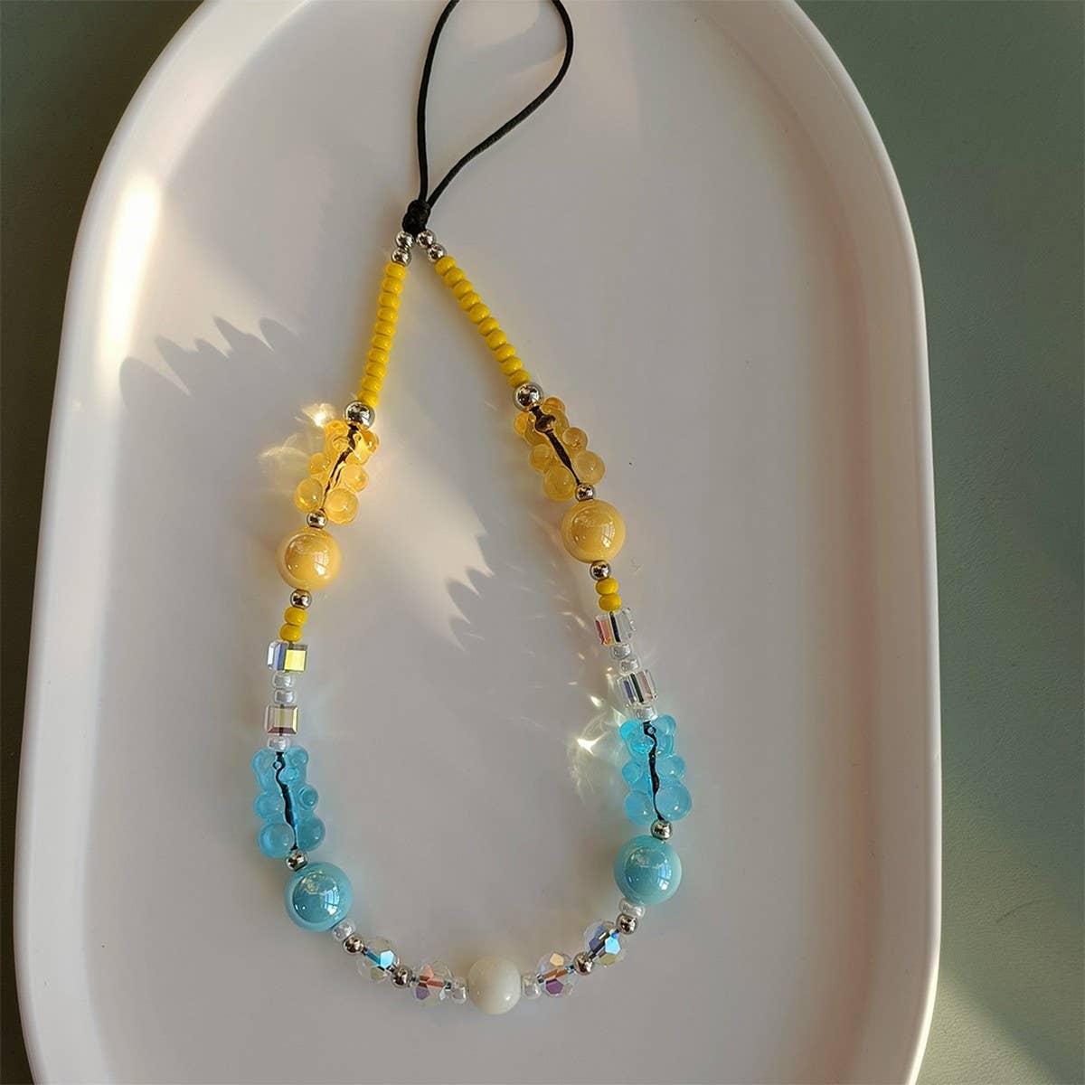 CWMM8709_PERSONALIZED CONTRAST COLOR MOBILE PHONE CHAIN