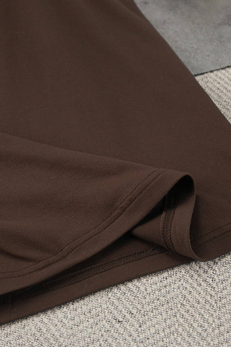 CWSPJ0354_KNITTED CAMISOLE NIGHTDRESS VEST TWO-PIECE SET