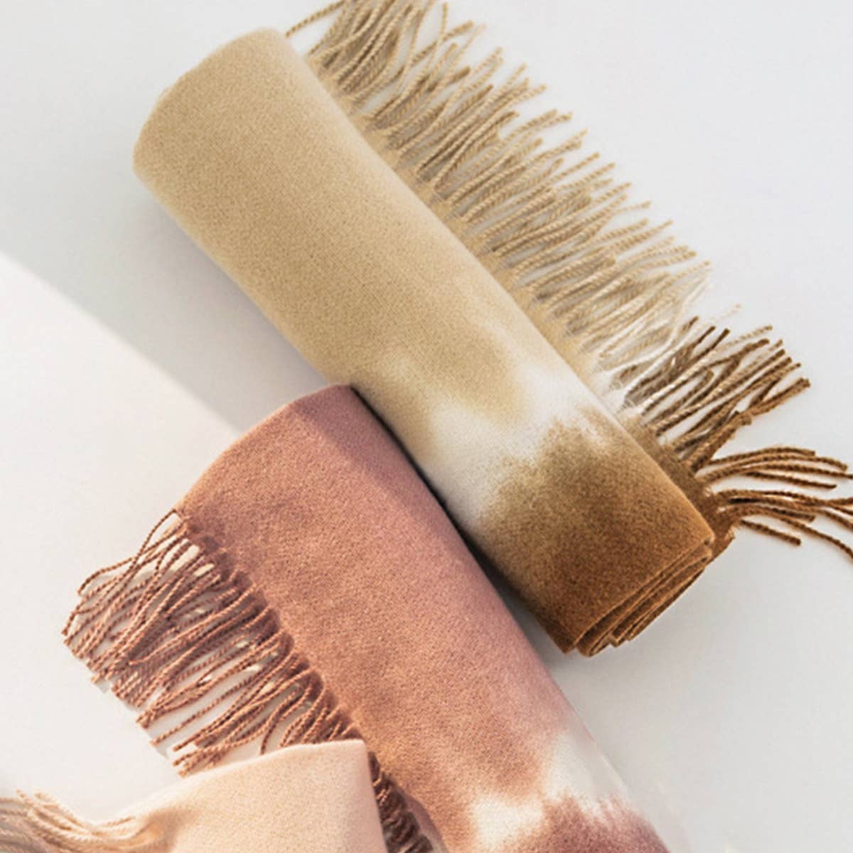 Chic Cashmere Feel Scarf - Faux Wool Winter Shawl_CWASC0435