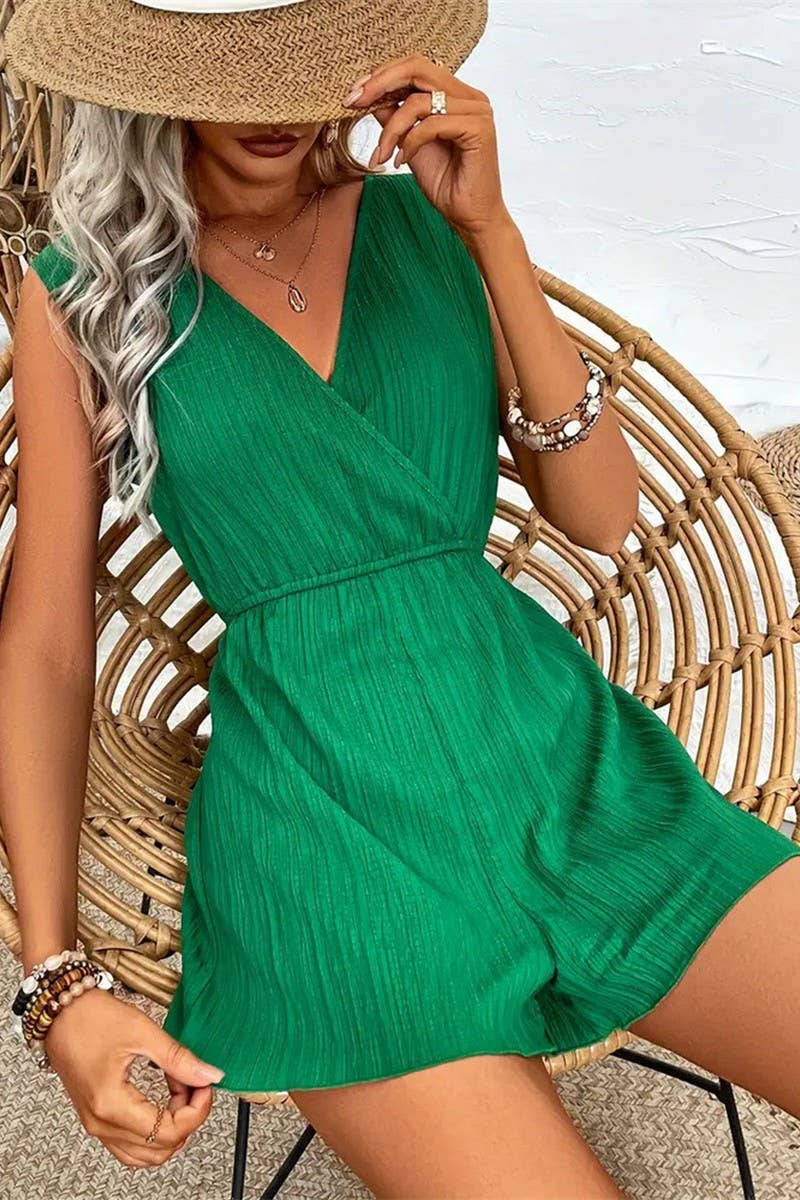 CWSBSSL0054_SLEEVELESS CROSSOVER NECK JUMPSUIT