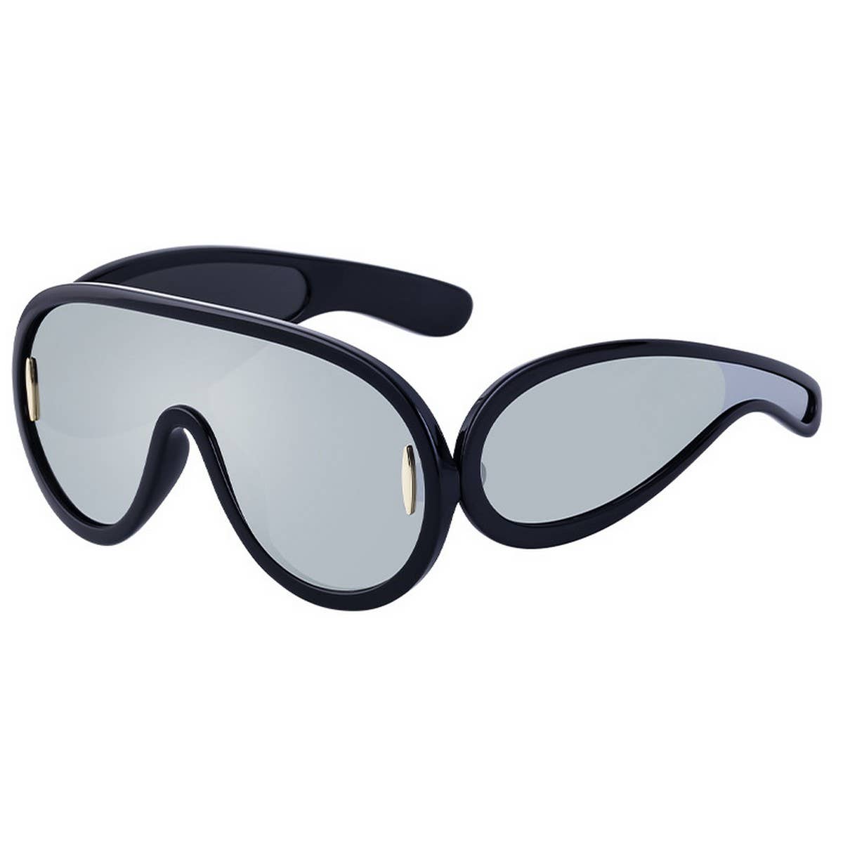 ONE-PIECE LARGE FRAME SUNGLASSES SPORTS SUNGLASSES_CWASG0591