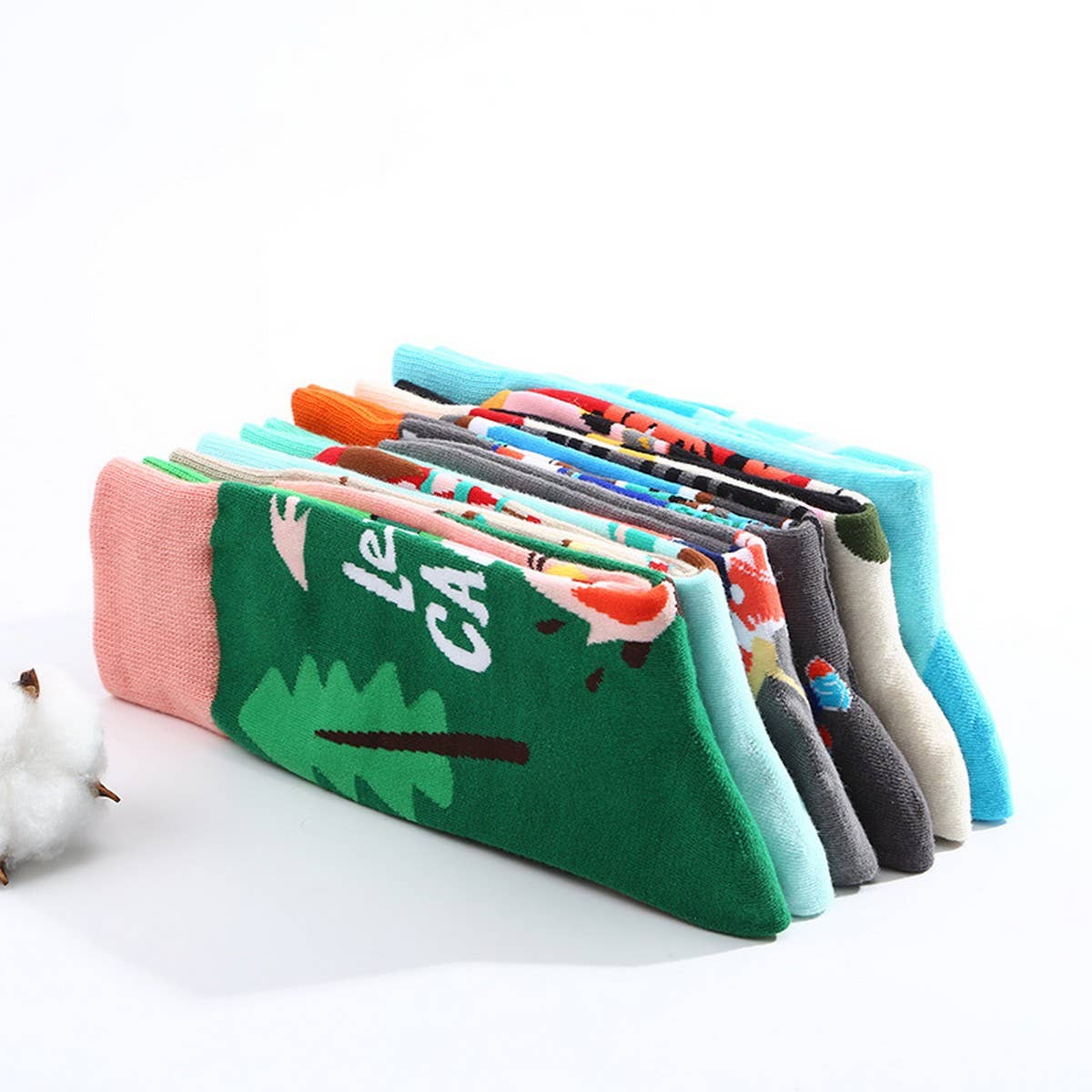 CASUAL ALL-MATCH MID-CALF SOCKS_CWMS1010