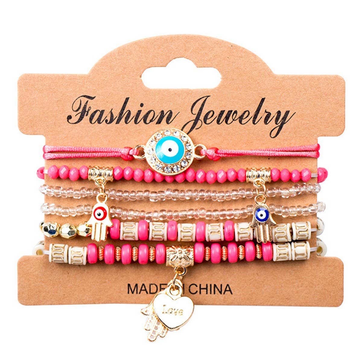 BOHEMIAN DEVIL EYE BEADED BRACELET_CWAJE1249