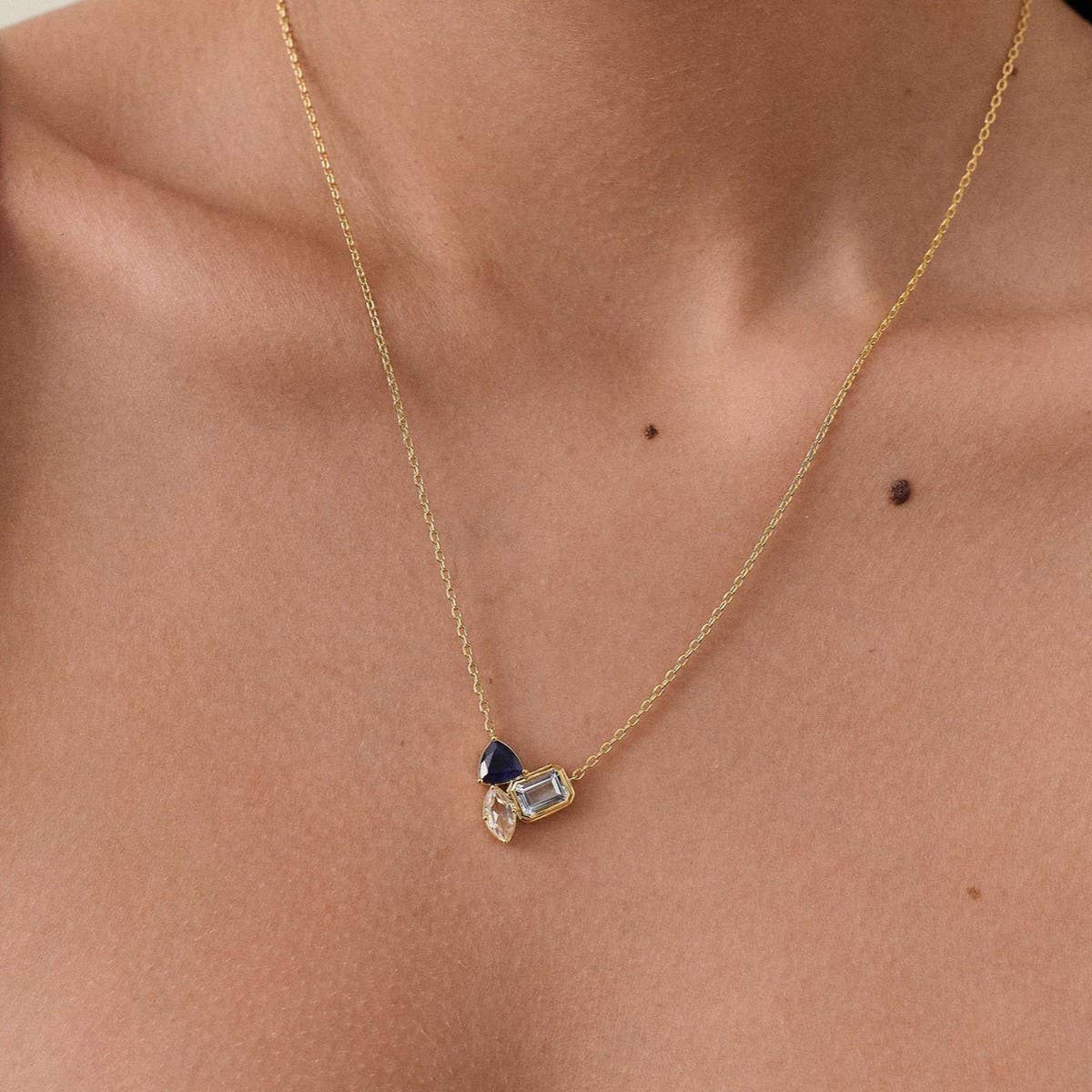 Ruby Zircon Choker Necklace ? Dainty Steel Glam