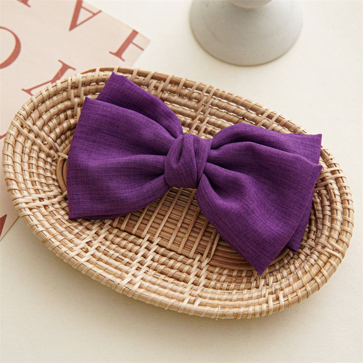 WOMEN KNOTTED BOW HAIR CLIP_CWAHA0836
