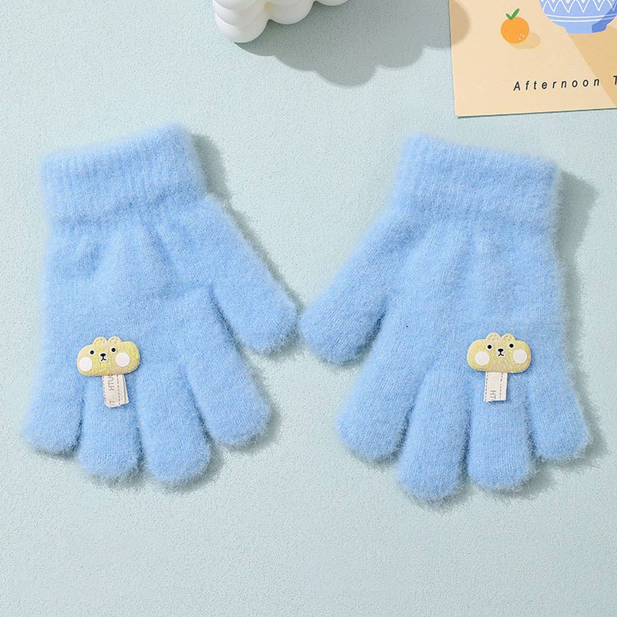 CWAG00584_KIDS WINTER WARM FULL FINGER KNIT GLOVES