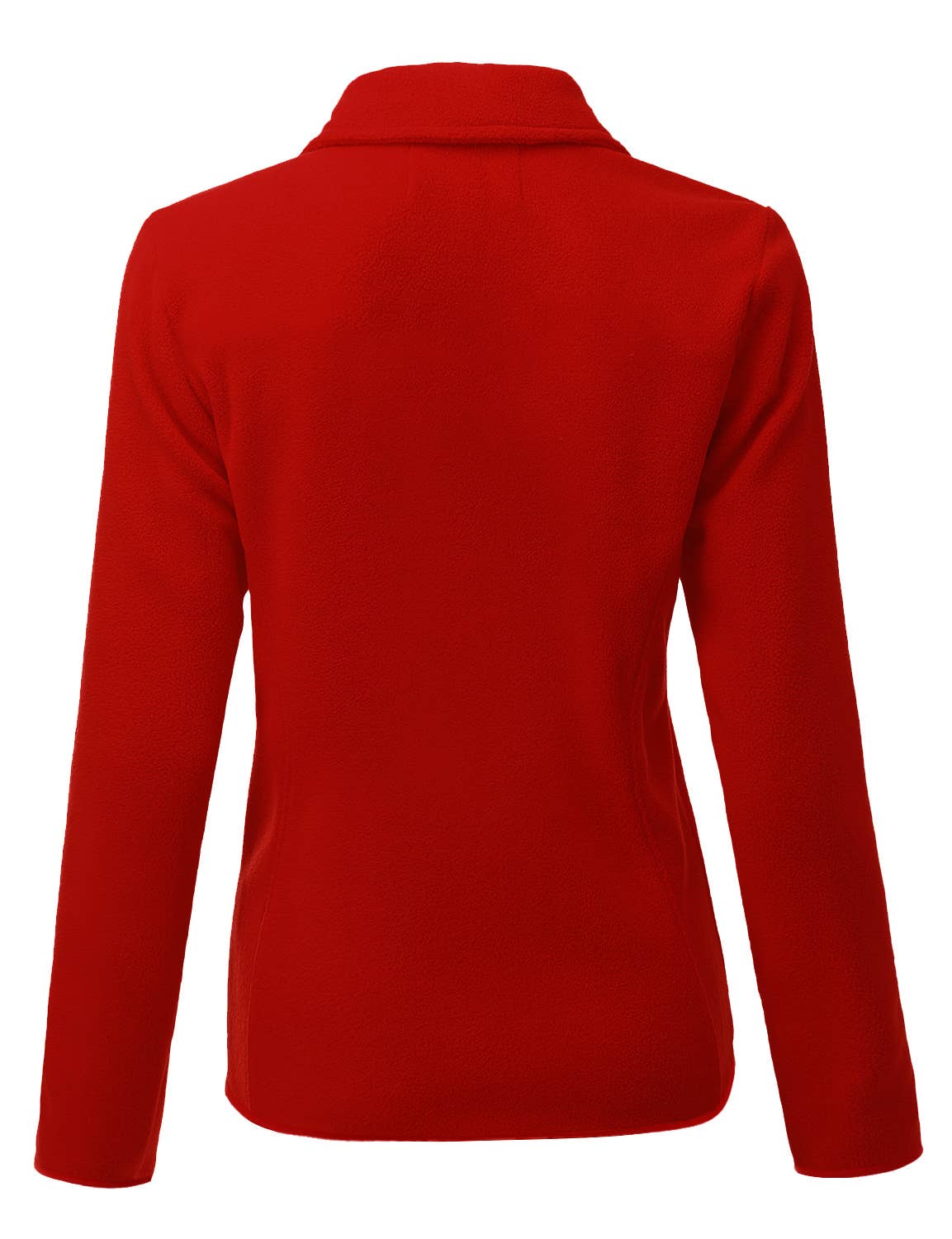 CWOJA693_Long Sleeve Full-Zip Thermal Basic Fleece Jacket