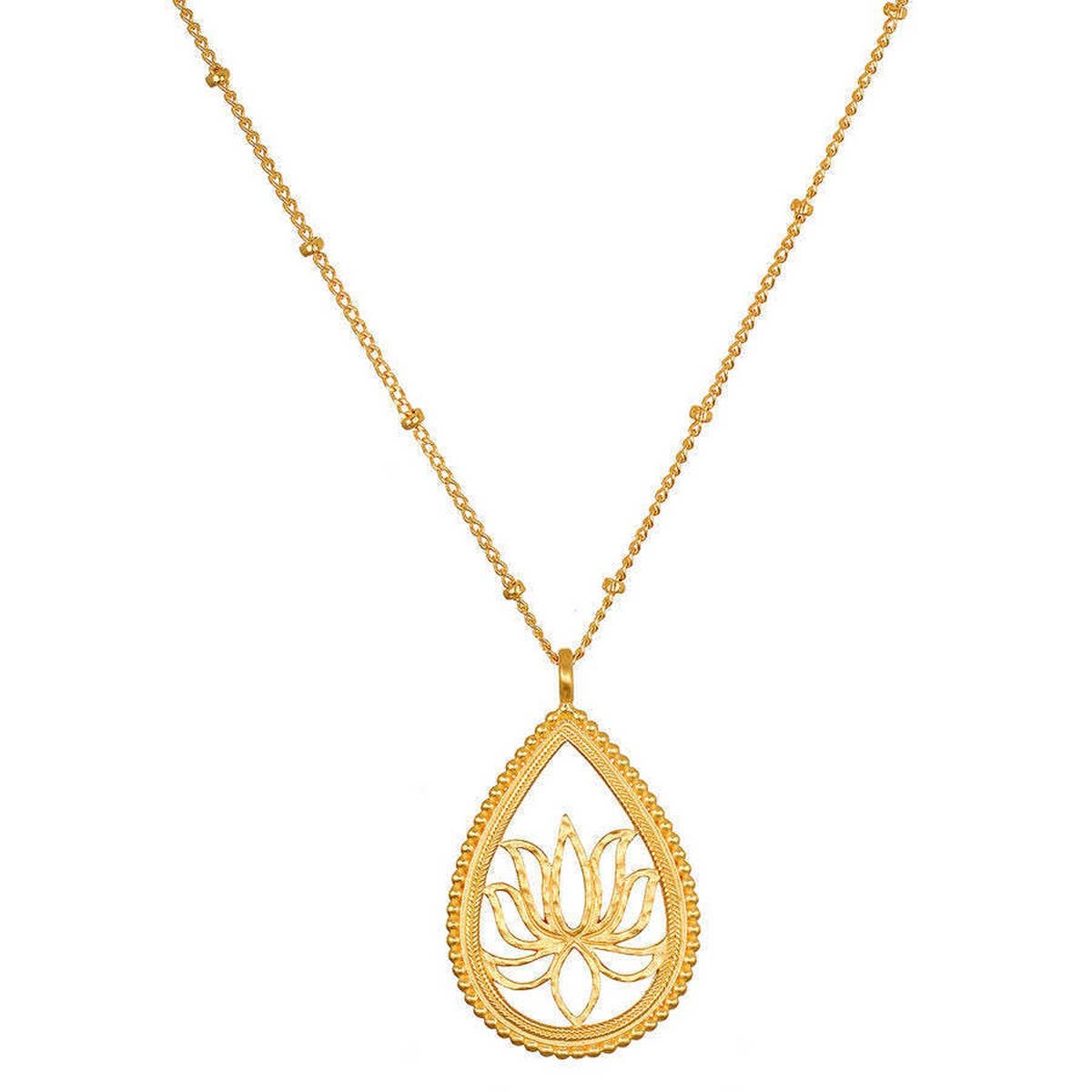 Sun and Moon Double Layered Evil Eye Necklace