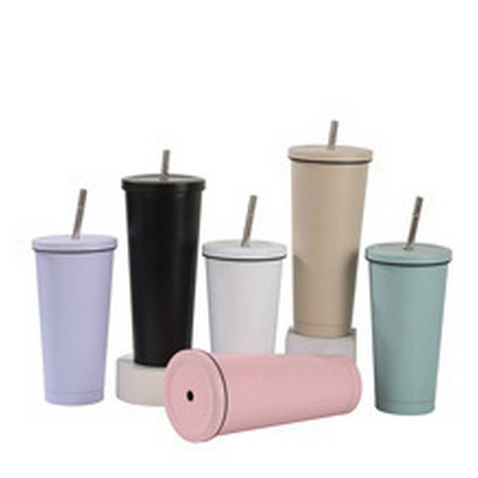Double Wall 304 Car Tumbler with Straw 30oz