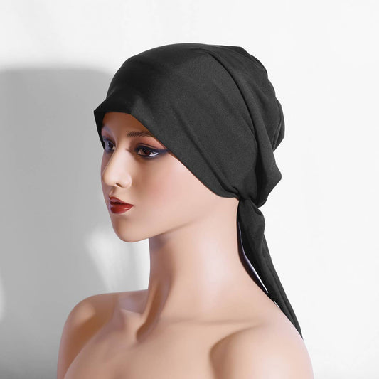 ARC-SHAPED TWO-TAIL CLASSIC ETHNIC HEADSCARF_CWASC2446