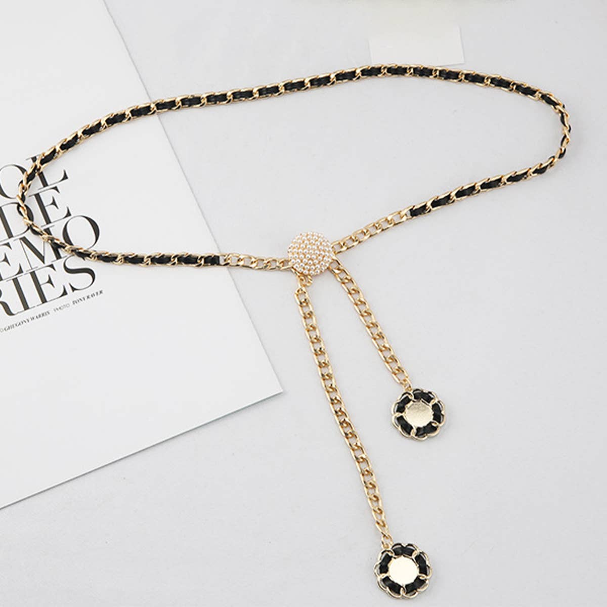 CWABE0969_FASHION DECORATION WITH SKIRT WAIST CHAIN BELT