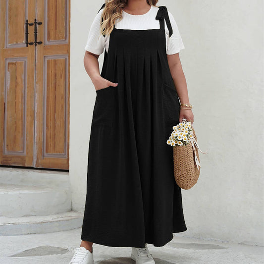 Women?™s Plus Size Solid Tank Romper Dress_CWDMD5957