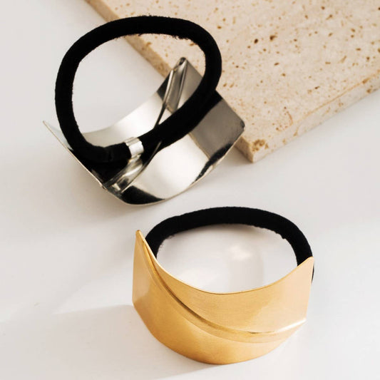 Matte Star Elastic Hair Tie for Chic Low Ponytail