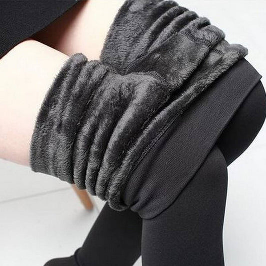 Plus Size Fleece Thermal Stirrup Leggings ??Winter_CWMM8966