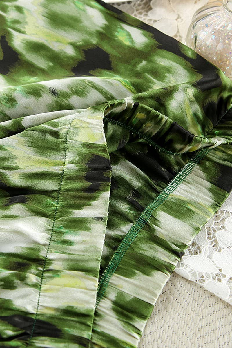 CWSPJ0316_PRINTED LONG-SLEEVED SHORTS PAJAMAS TWO-PIECE SET