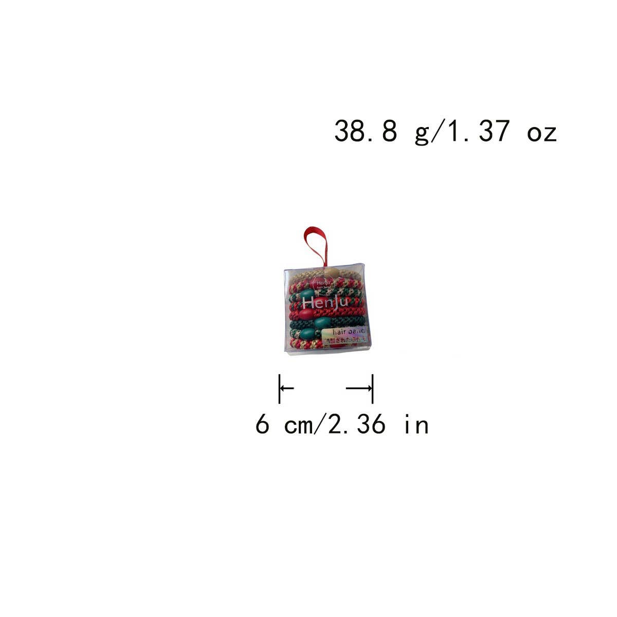 CWAHA07719_CHRISTMAS ELEGANT HIGH ELASTIC HAIR TIE BAND