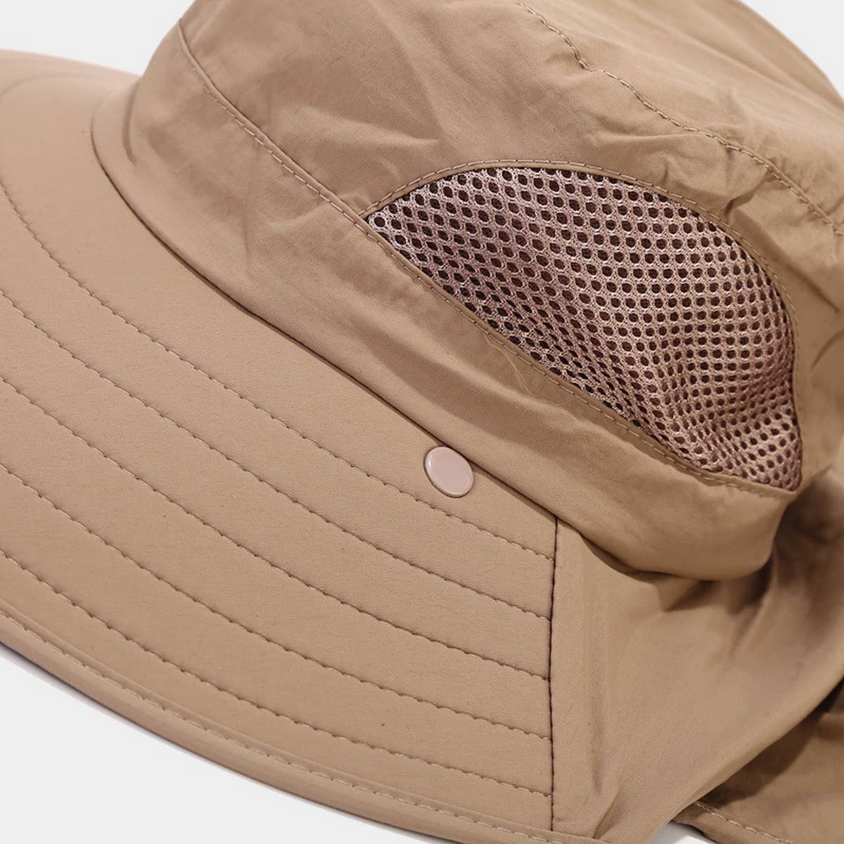 Quick-Dry Jungle Sun Hat with Face Flap for Hiking_CWAH3803