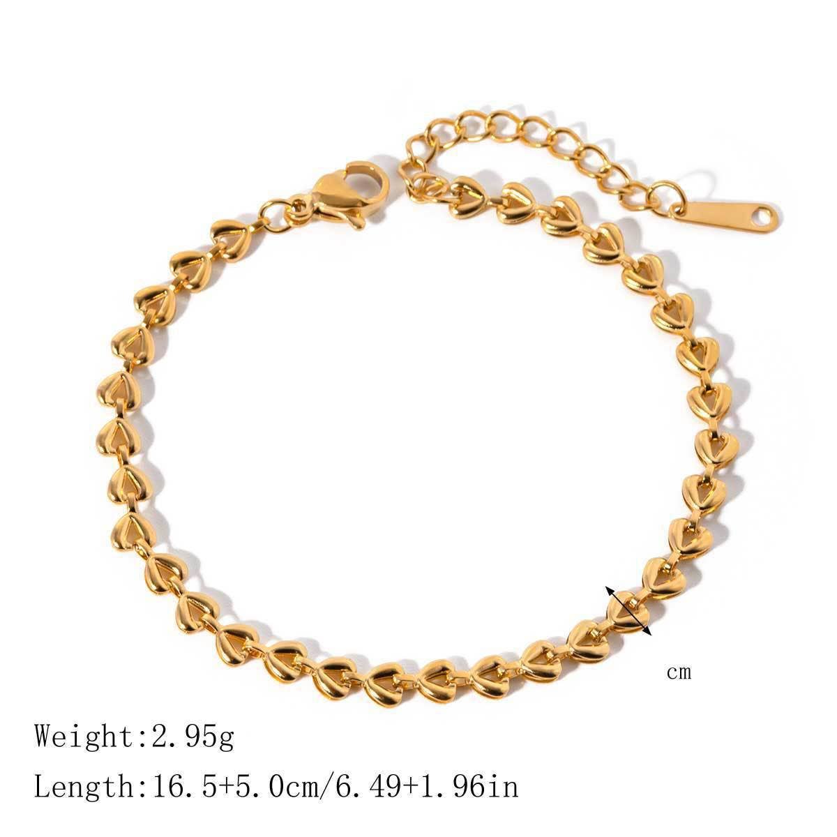 Titanium Steel Cuban Link Chain Bracelet