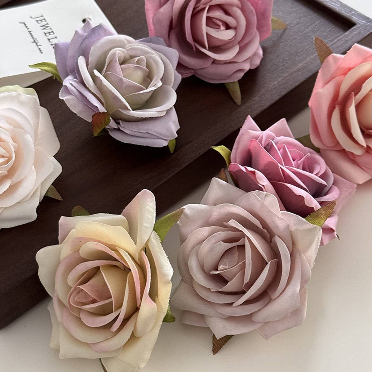 WOMEN'S MISTY ROSE FLOWER HAIRPIN HAIR ACCESSORIES