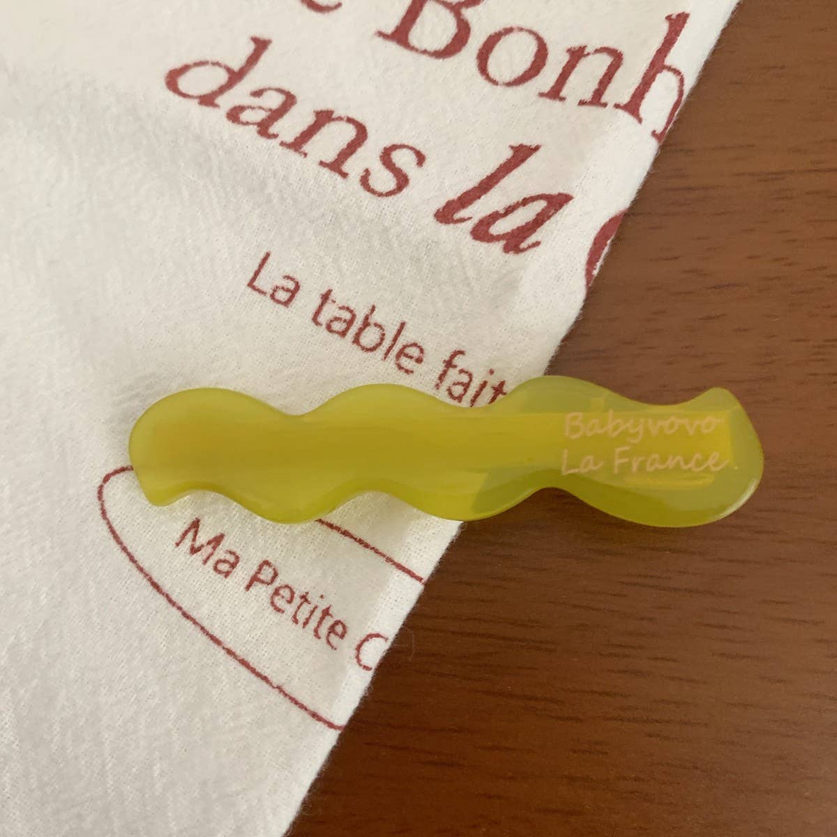 CWAHA07731_SIMPLE ACETATE HAIR CLIP SIDE BANG DUCKBILL