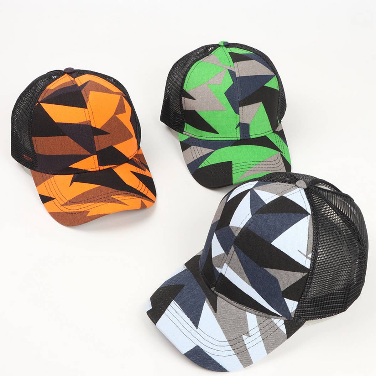 OUTDOOR CAMOUFLAGE GRAFFITI TIE-DYE BASEBALL CAP_CWAH1147