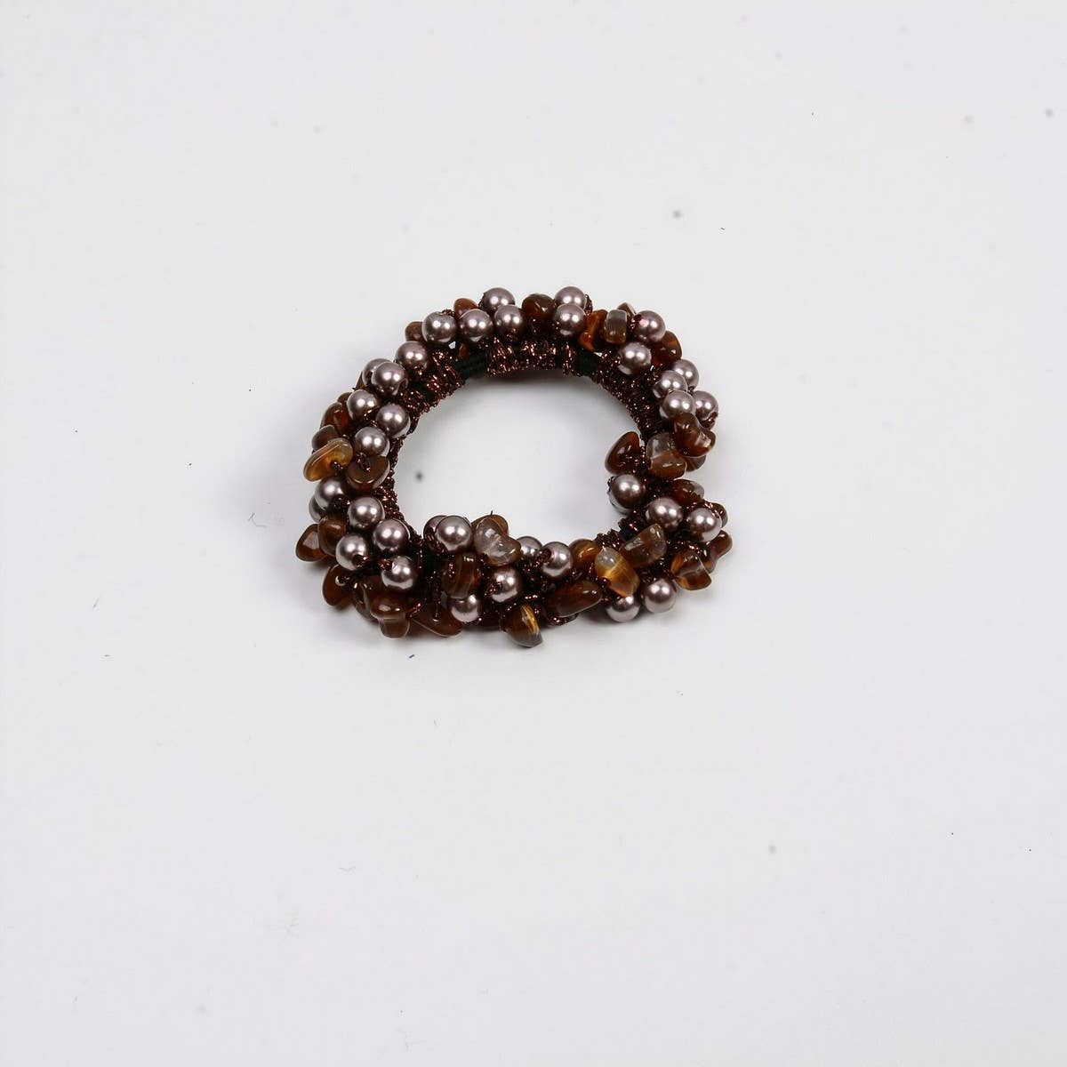 Simple Pearl Ponytail Hair Tie Elegant New Style_CWAHA6771