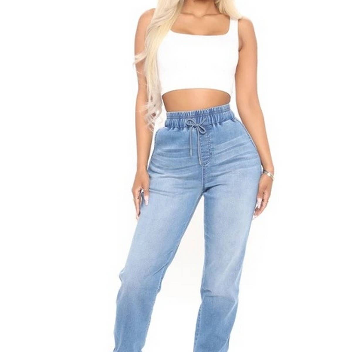 WOMENS CASUAL SLIMMING JEANS_CWJP0163
