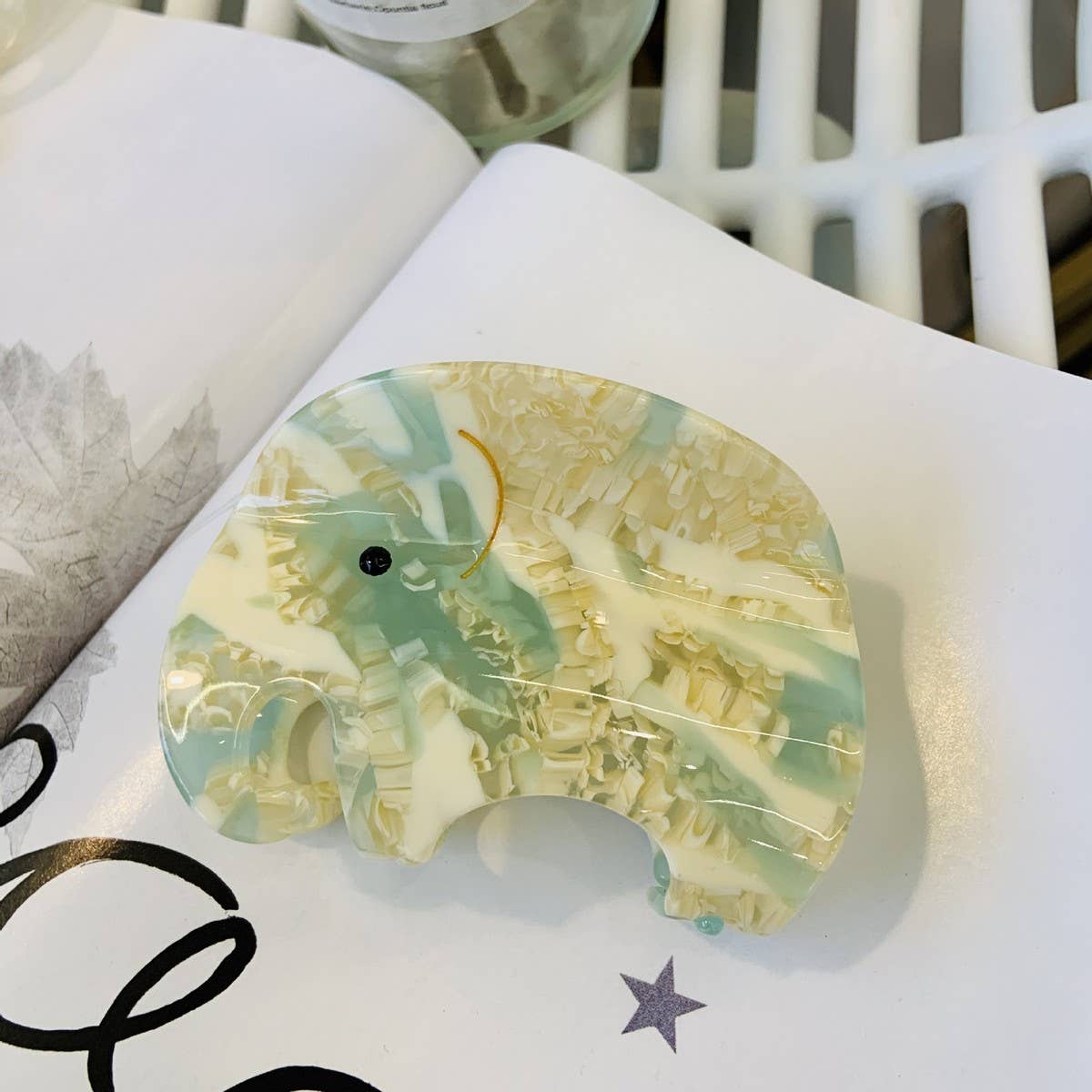CARTOON ANIMAL ELEPHANT SIMPLE HAIRPIN_CWAHA2151