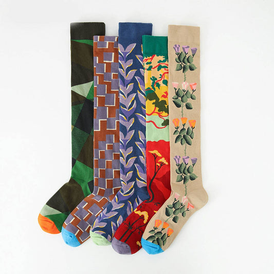 COLORFUL BOOT SOCK LEG WARMER HIGH SOCKS