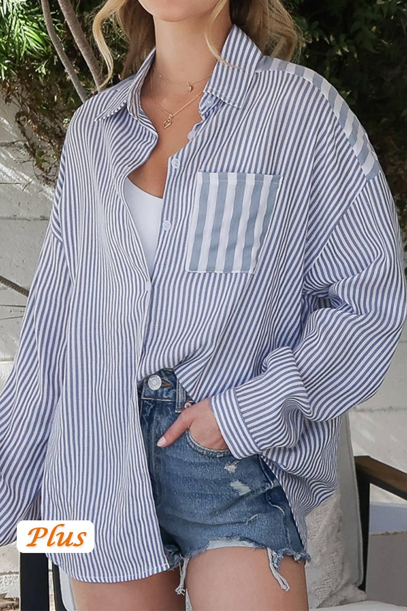 CWTSTL448_BUTTON DOWN CONTRAST YOKE DETAILED RAYON SHIRTS