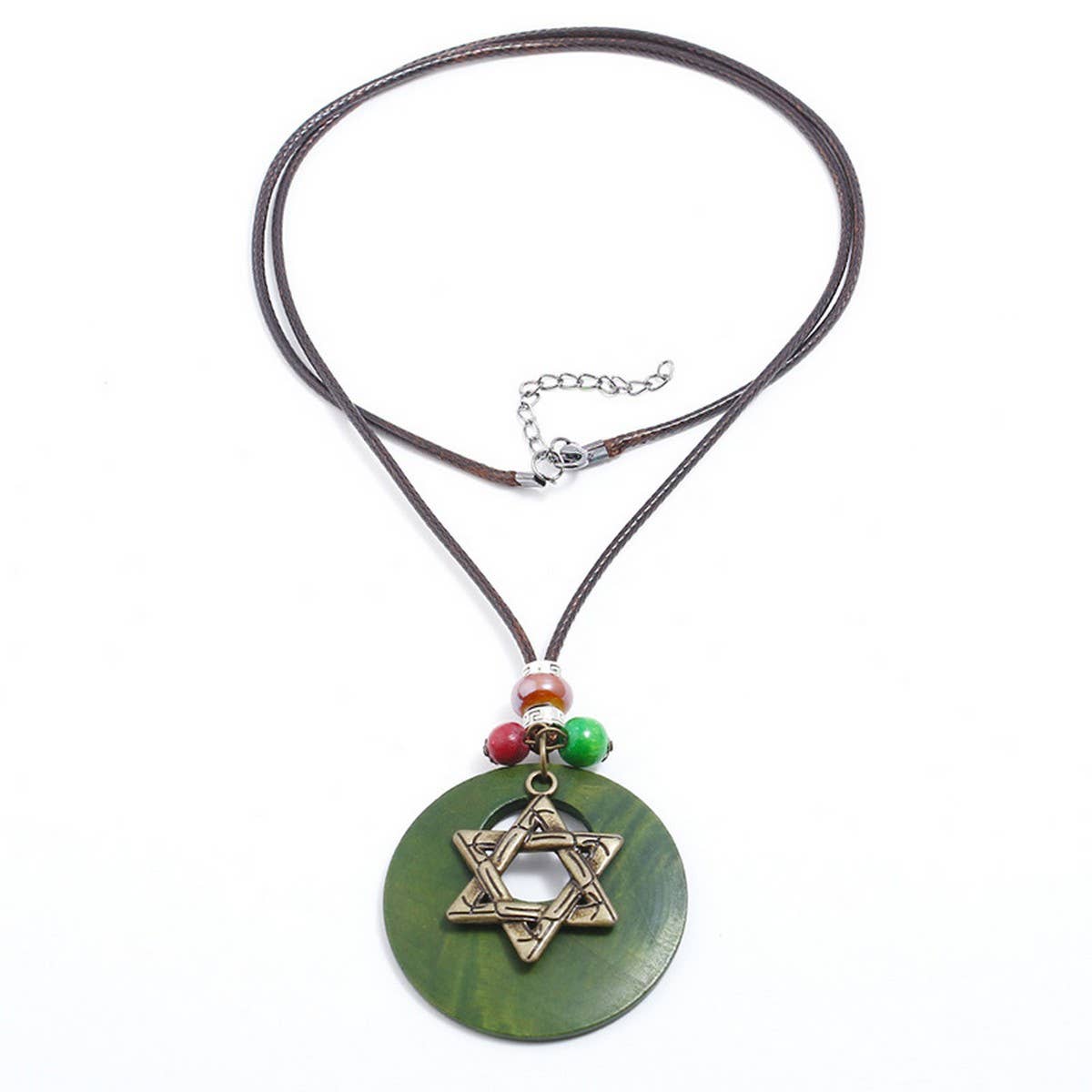 PERSONALIZED ALLOY FIVE-POINTED STAR NECKLACE_CWMM4616