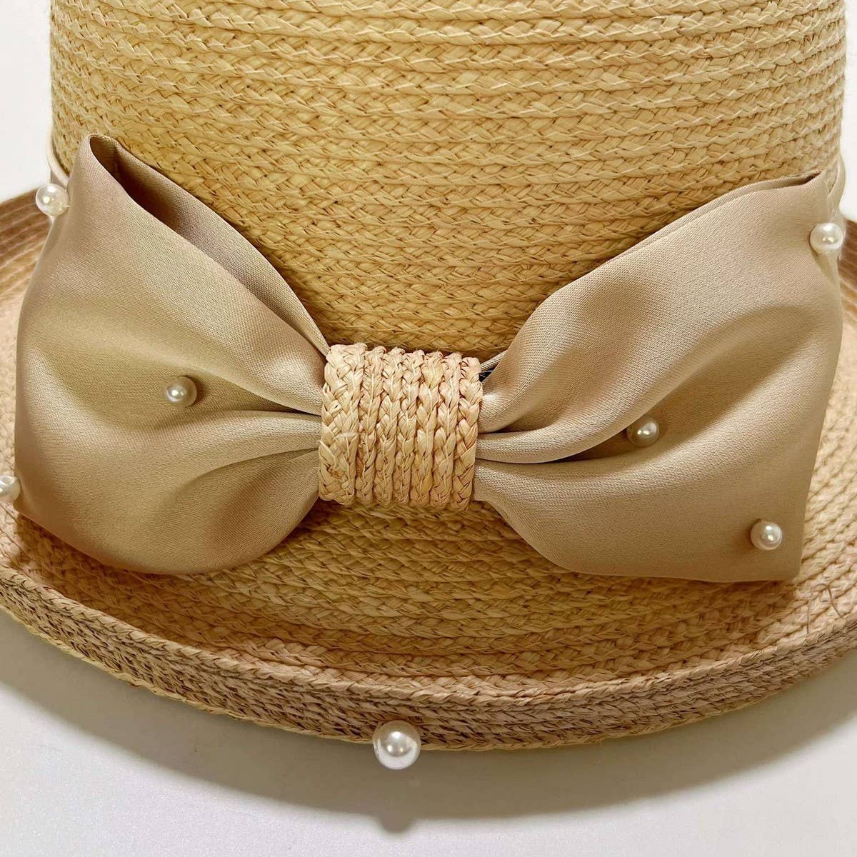 Stylish and fashionable sun protection straw hat_CWAH3591
