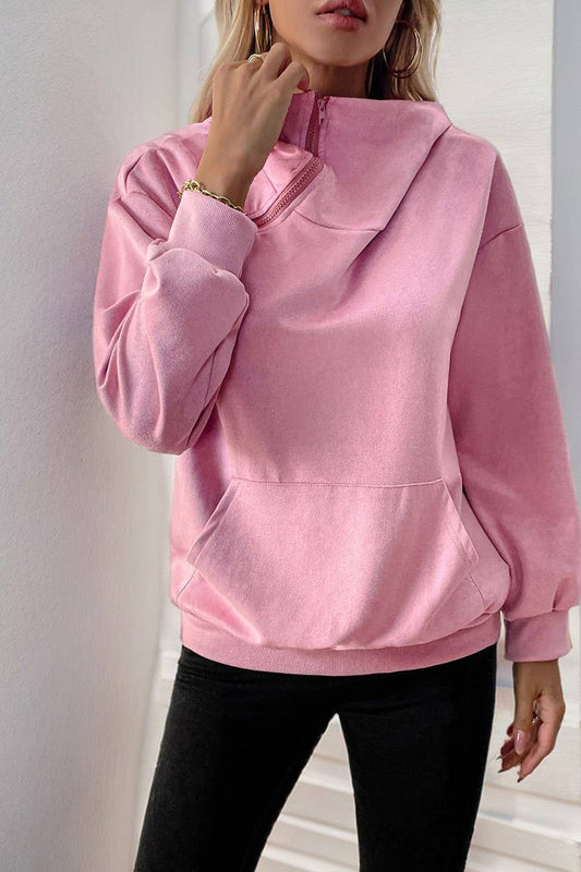 CWOHOL1101_NEW VALENTINE'S DAY SWEATSHIRT ZIPPER HOODIE