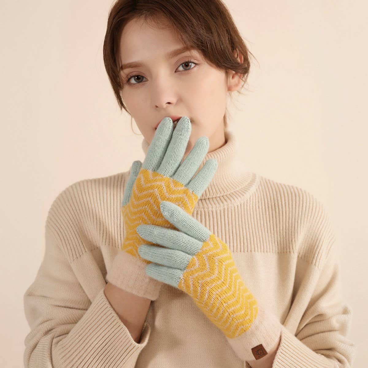 WINTER OUTDOOR COLD PROTECTION TOUCH SCREEN GLOVES_CWAG0412