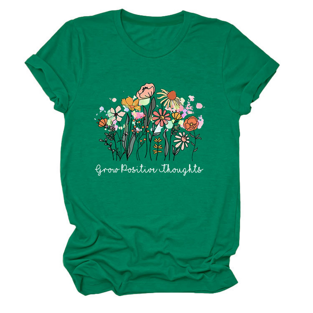 Women??¢s Casual Crew Neck T-Shirt, Soft Fit_CWTTS1488