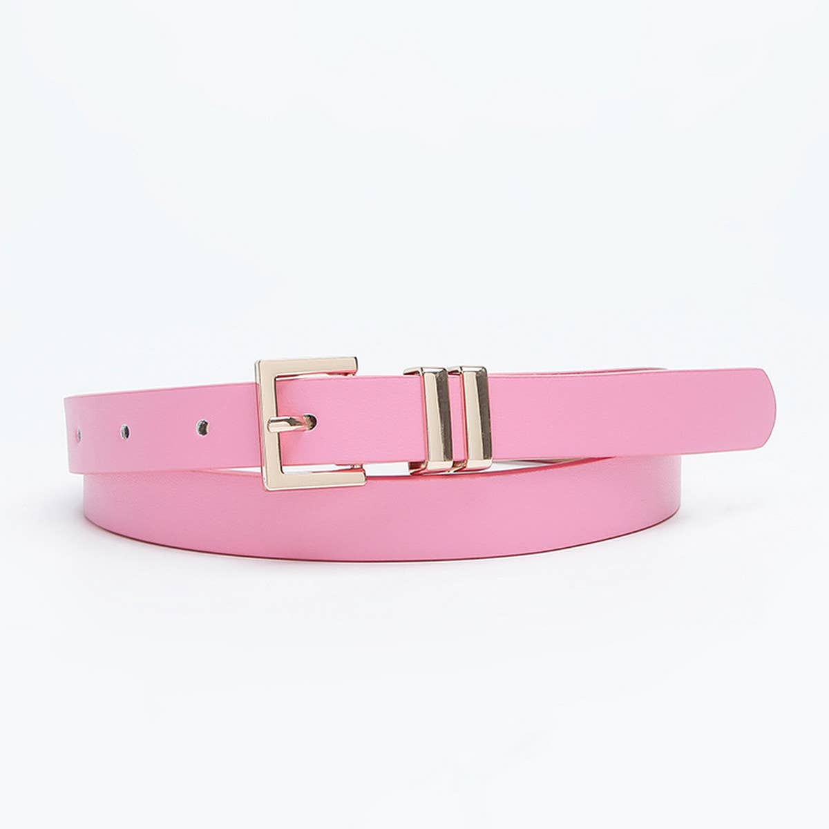 SIMPLE ALL-MATCH DRESS WITH SLIM WAIST BELT_CWABE0593