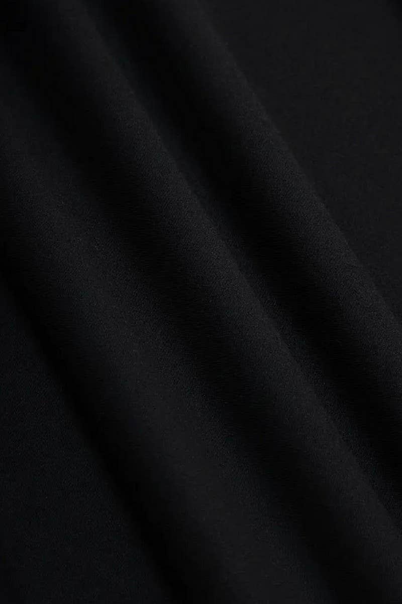 CWDSD7962_PLUS SIZE V-NECK COLD SHOULDER TIE WAIST DRESS