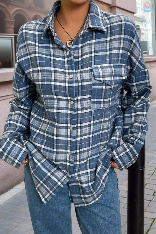 CWTSTL00961_CLASSIC PLAID LIGHTWEIGHT CASUAL SHIRT TOP