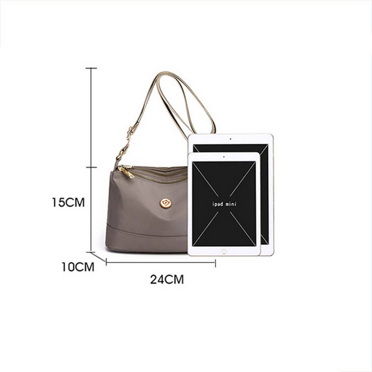NYLON CLOTH CASUAL SHOULDER MESSENGER BAG_CWAB3532