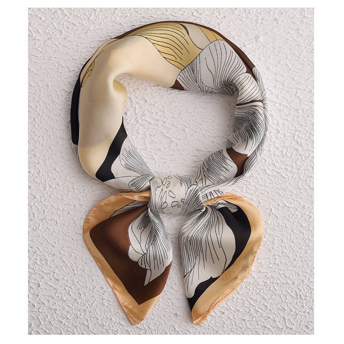 CWASC2394_SPRING AND AUTUMN GENTLE COLOR FLOWER SQUARE SCARF