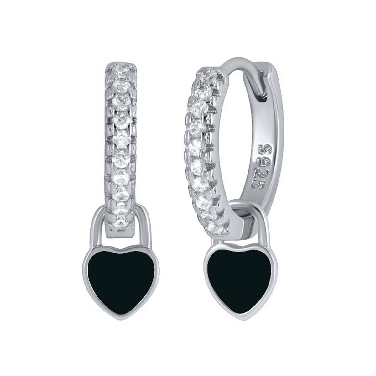 NEW SIMPLE MULTI-COLOR LOVE GEOMETRIC EARRINGS