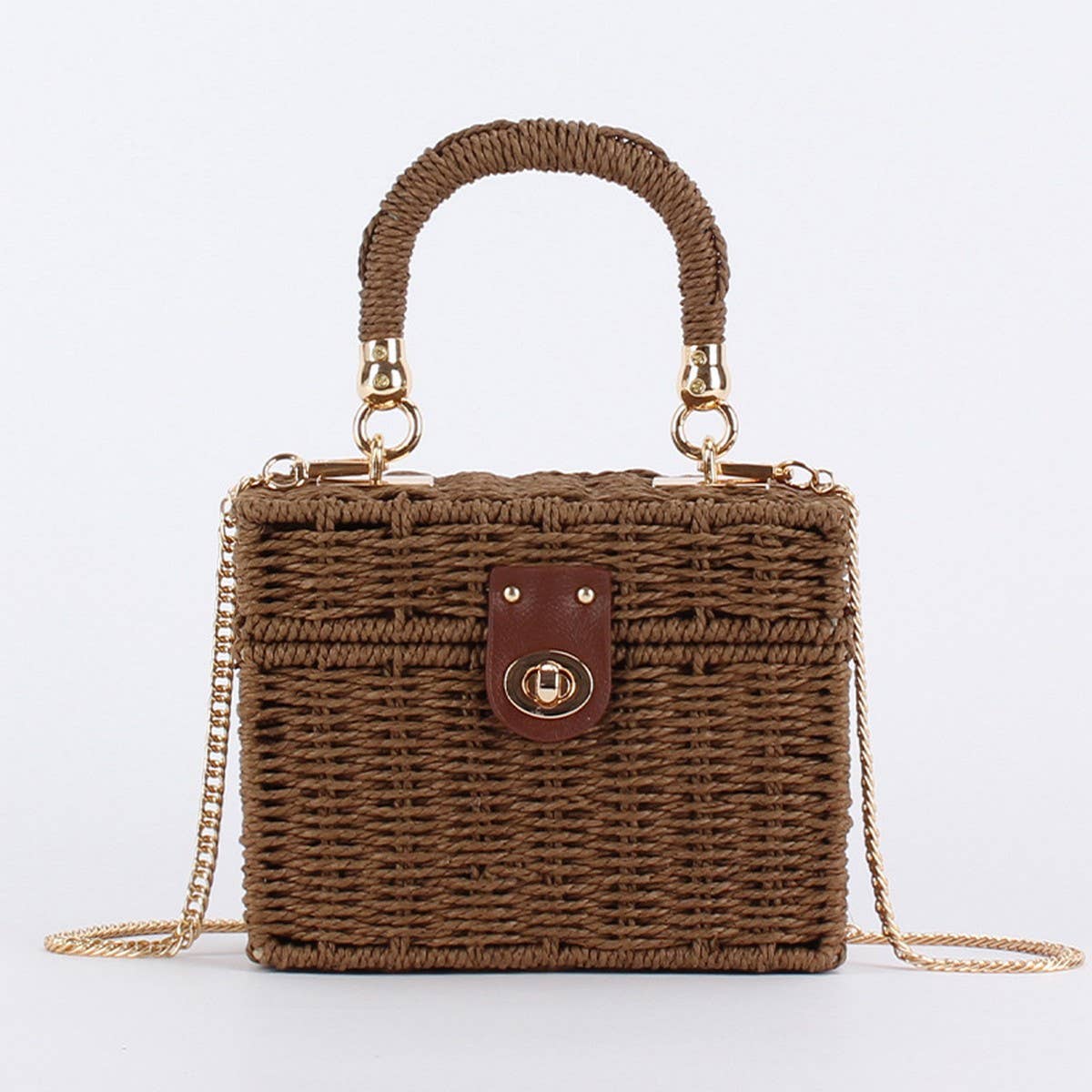 DUAL-PURPOSE LEISURE PAPER ROPE WOVEN BAG_CWAB4713