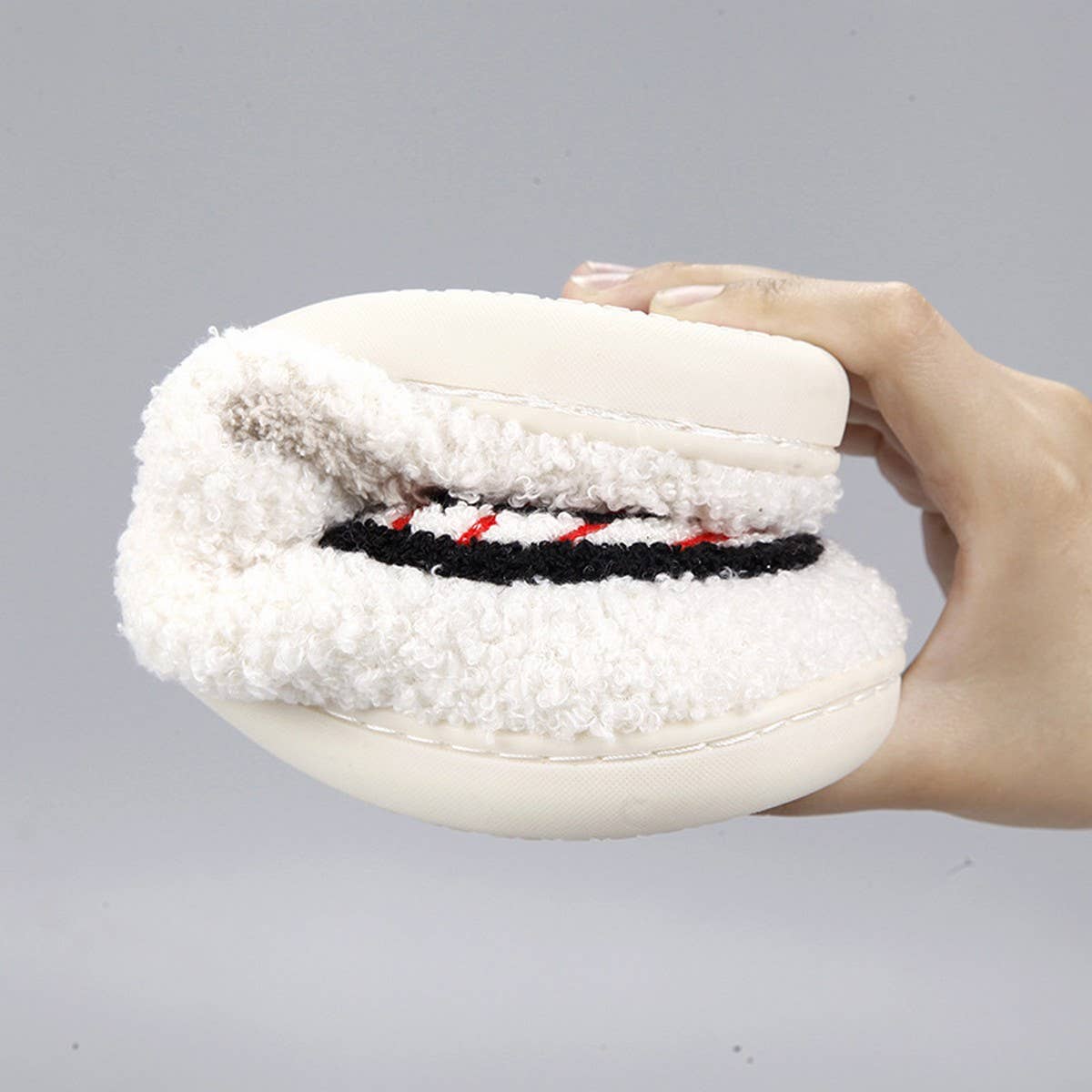 NEW NATIONAL FLAG SMILEY WARM COTTON SLIPPERS