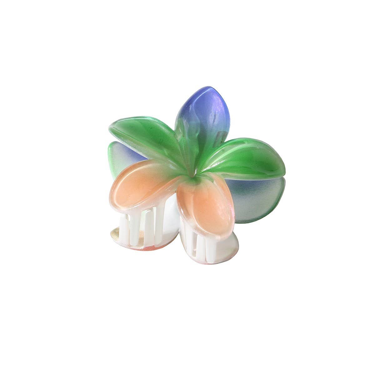 Pearl Gradient Large Egg Flower Hair Claw Clip_CWMM4984