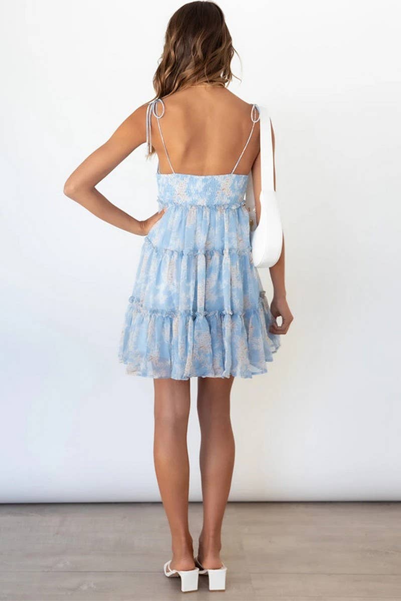 CWDSD3462_SEXY LOW CUT SLEEVELESS MINI DRESS