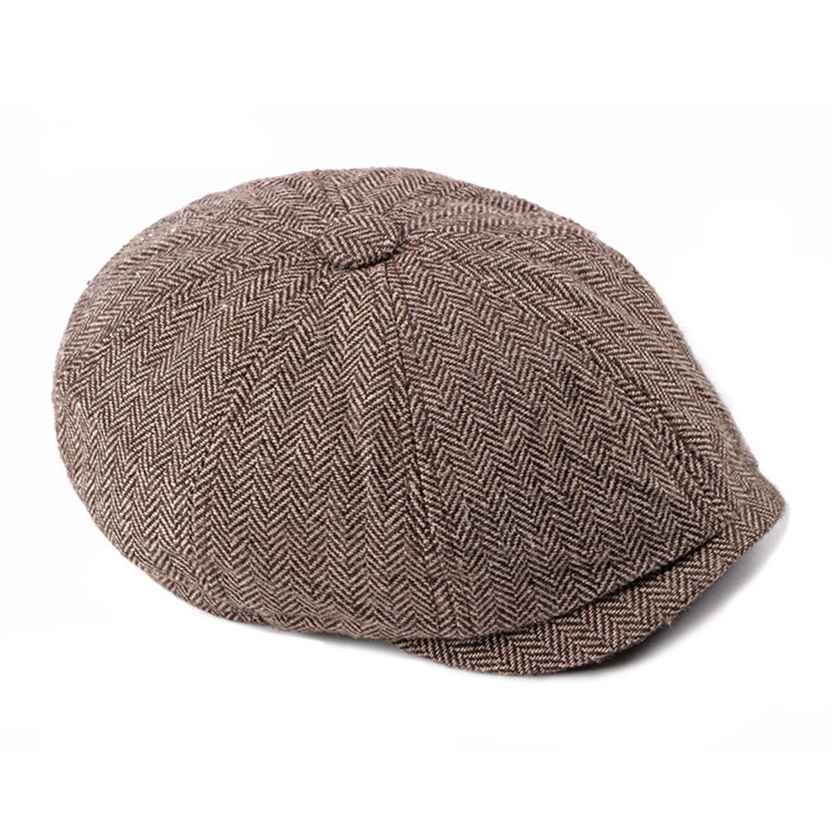 AUTUMN AND WINTER RETRO PLAID FLAT CAP_CWAH1906