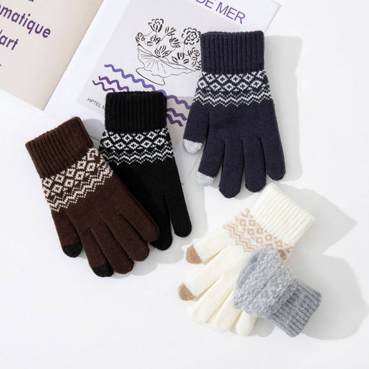 CWAG00548_WINTER WARM KNIT TOUCHSCREEN OUTDOOR GLOVES