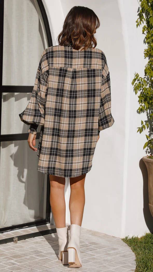 CASUAL FASHION LANTERN SLEEVE LONG SLEEVE SHIRT