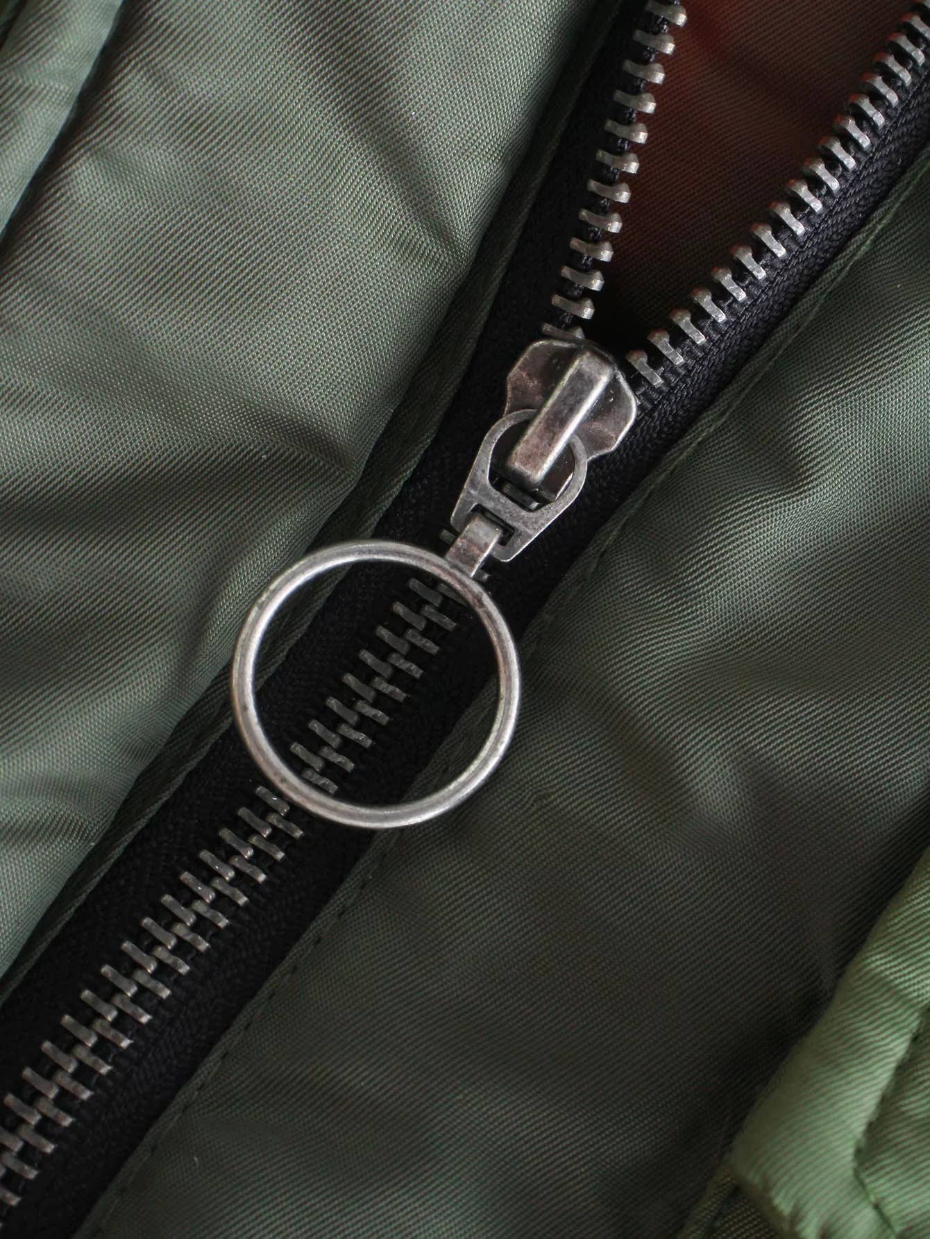 Flight jacket-style short cotton-padded jacket