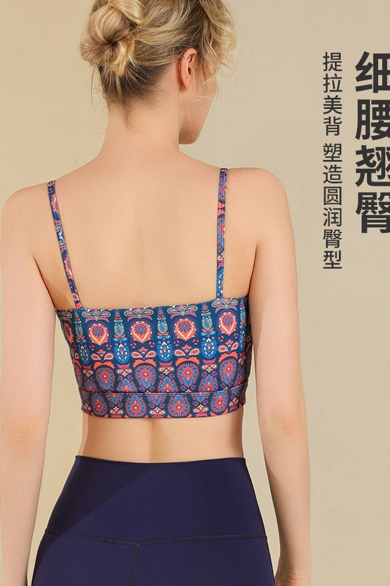 CWSTB1984_BOHEMIAN PADDED SPORTS BRA WITH BUST SUPPORT